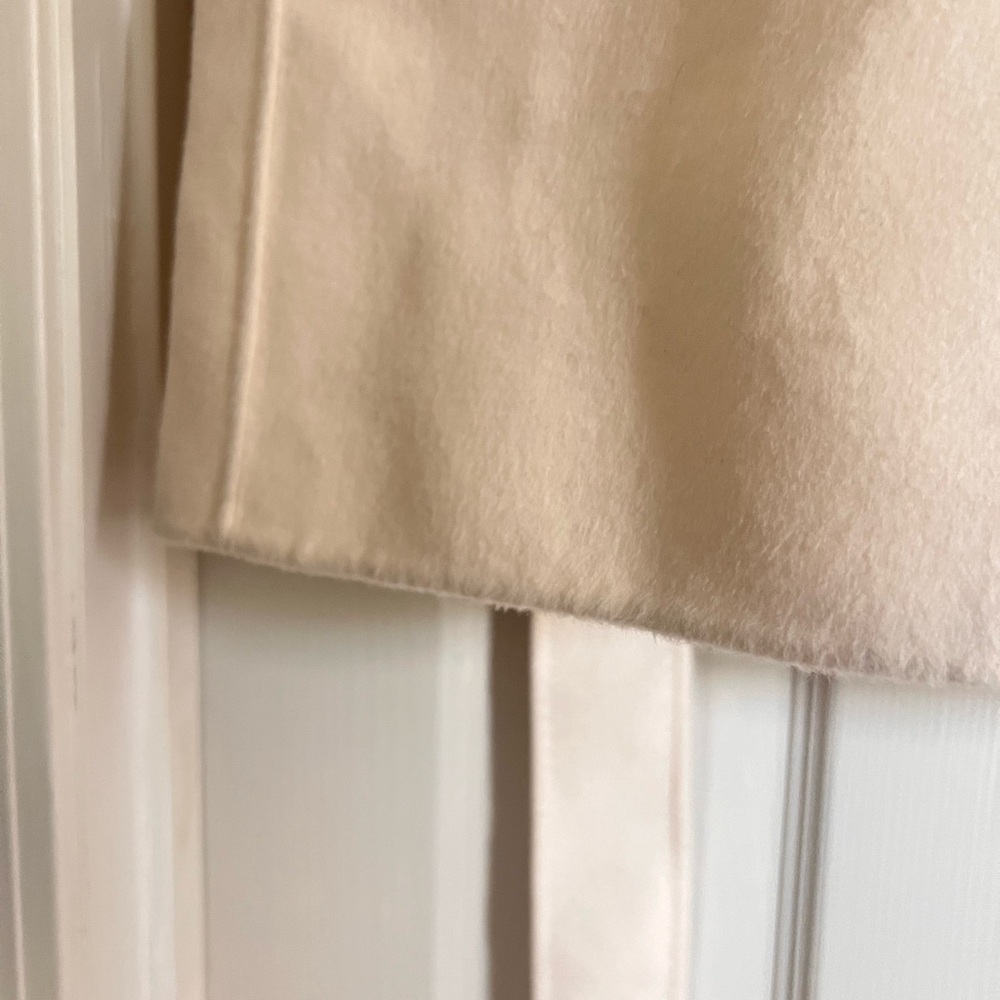 Reiss Cream Double-Breasted Belted Trench Coat - Picture 10 of 11